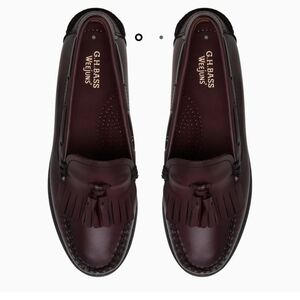G.H. Bass & Co. Men's Dark Burgundy Tassel Loafers